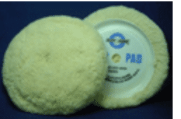 Wool Polishing Pad with Velcro (7503GY)